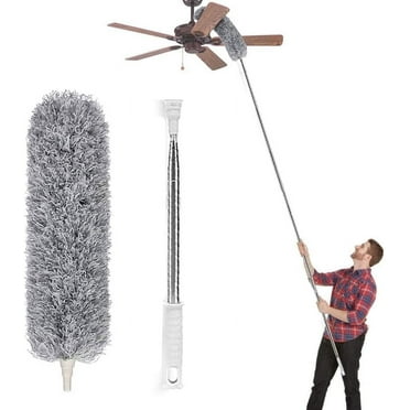 20 Feet High Reach Duster Kit with 5-12 Ft Extension Pole, Cobweb ...