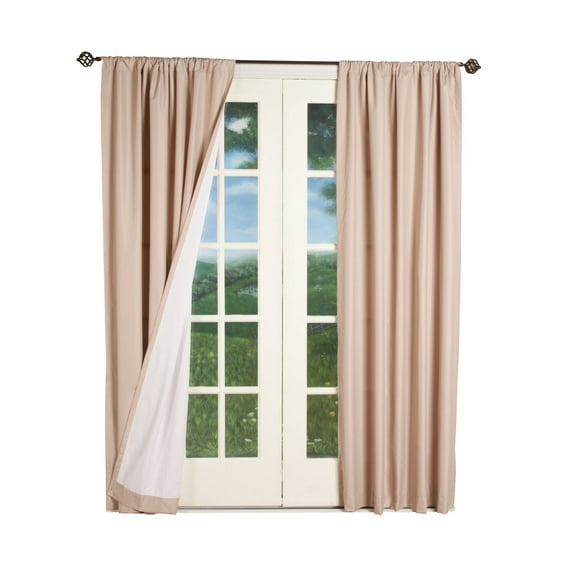 Microfiber Energy Saving Curtains - Set of 2