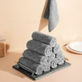 thumbnail image 1 of Microfiber Face Cloth Reusable Makeup Remover Facial Cleansing Towel Ultra Soft Face Washcloth 12inchx12inch 6 Pack Grey, 1 of 4