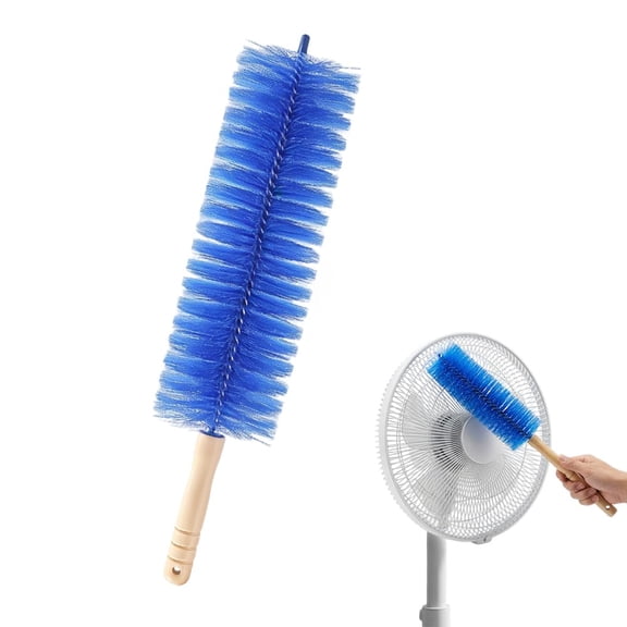 Microfiber Fan Cleaning Duster, Reusable Cobweb Dust Brush for Ceiling Fan, Blinds and Household Dust Cleaning