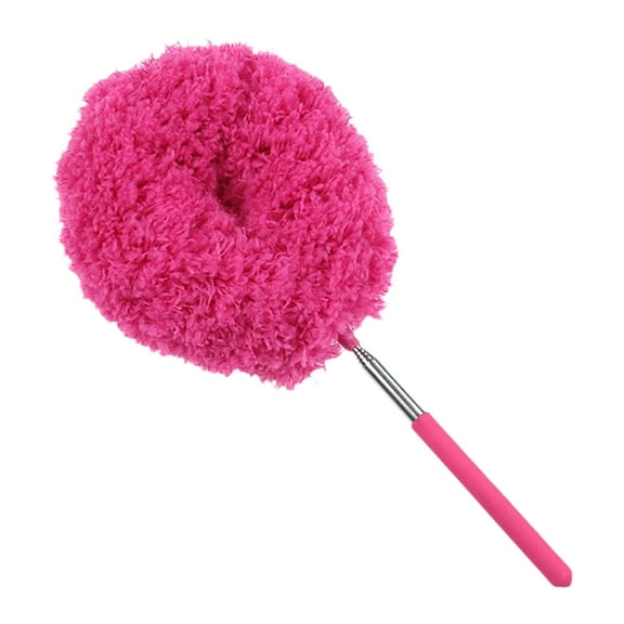 Microfiber Feather Duster Extendable Duster with 31.5 inches Extra Long Pole, Bendable Head & Long Handle Dusters for Cleaning Ceiling Fan, High Ceiling, Blinds, Furniture & Cars