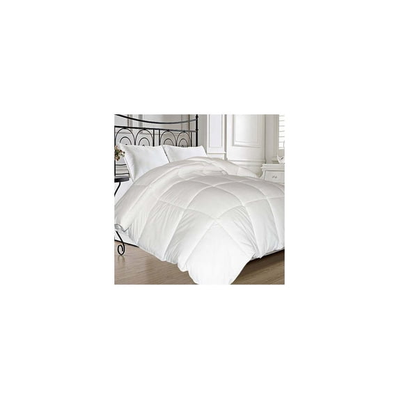 Blue Ridge Home Fashions Microfiber Natural Feather Down Fiber Blend Comforter - F/Q