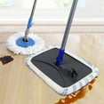 thumbnail image 1 of Microfiber Flat Mop with 5 Reusable Pads, Telescopic Handle & 360° Rotation for Efficient Hard Floor Cleaning - Quick Dust Mopping for Tile, Wood & Vinyl Floors, 1 of 8
