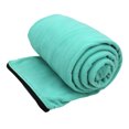 thumbnail image 1 of Microfiber Fleece Sleeping Bag Liner, Sea Green, 1 of 7