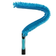 Microfiber Flexible Ceiling Fan Duster with Washable Chenille Dusting Cloth, Use by Hand or Attach to Extension Poles