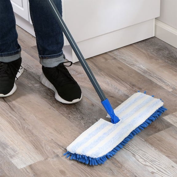 Microfiber Flip Mop Replacement Head, 2-in-1 Dry & Wet Mop Pad for Floor Cleaning