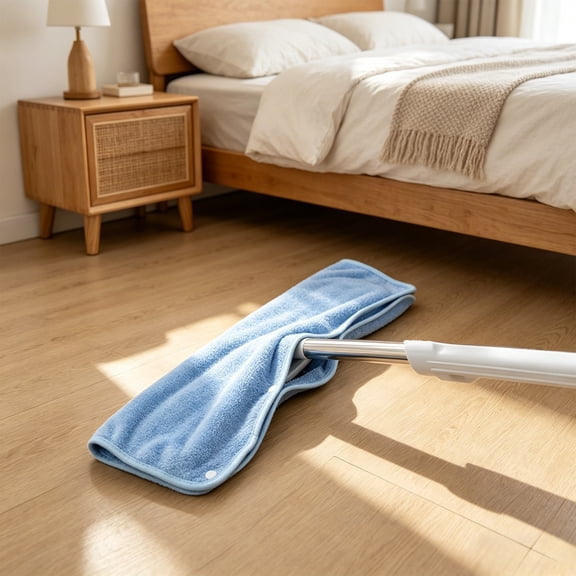Microfiber Floor Cleaning Cloth, Thickened Lint-Free Absorbent Towel Replacement for Squeegee Mop