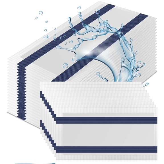 Microfiber Floor Mop Pad Refills, 30 Count, with Water Absorbent Mop Head Replacements