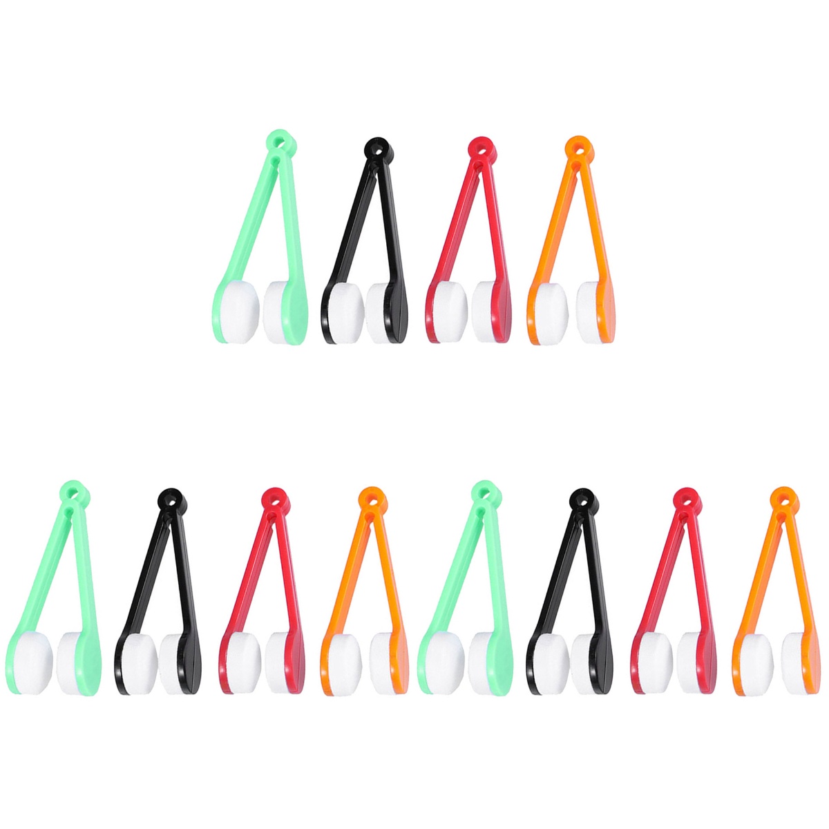 Microfiber Glass Glasses Cleaner 12 Pcs Cleaning Wipe Portable Wear