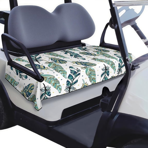 Microfiber Golf Cart Seat Cover 51" x 31", Compatible with EZGO, Club Car DS Precedent, Yamaha Drive, Icon Standard Seats