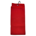 thumbnail image 1 of Microfiber Golf Towel (40*60cm) with Carabiner Clip, Waffle Pattern Golf Towel Hook and Loop Fastener - The Convenient Golf Cleaning Towel, 1 of 2