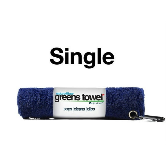 Microfiber Golf Towel Classic Navy Single