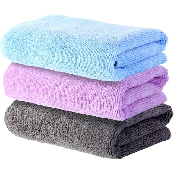 Microfiber Gym Towels Set for Sports Fitness, Yoga, Workout, Exercise, Tennis, Super Soft and Quick-Drying Towels for Men Women (14inchX30inch)