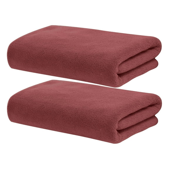 Microfiber Hade Towel 2 Pack(14" x 30"), Soft, Super Absorbent and Fast Drying Face Towels, Multipurpose Use for Bath, Spa, Sports, Travel, Fitness, Yoga