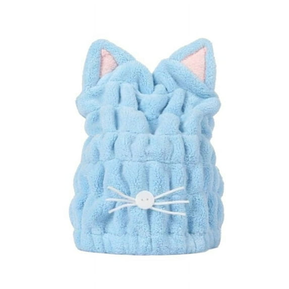 Microfiber Hair Drying Towels, Cute Bath Towel Wrap, Ultra Soft Absorbent Hair Dry Hat Cap, Quick Drying Bath Cap for Women Adults or Kids Girls