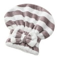 thumbnail image 1 of Microfiber Hair Towel Bandana With Bow Design Gentle Drying Shower Cap For Women Curly Wet Hair Care Wrap, 1 of 8