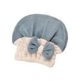 thumbnail image 1 of Microfiber Hair Towel Caps, Extrame Soft & Ultra Absorbent, Fast Drying Hair Drying Caps Towel Turban Wrap for Wet Hair Women Navy, 1 of 6