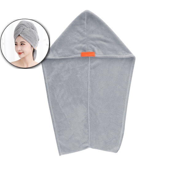 Microfiber Hair Towel Wrap Hair Turbans Head Towel Super Absorbent Lightweight Quick Dry Towel, 19.69"×29.53"