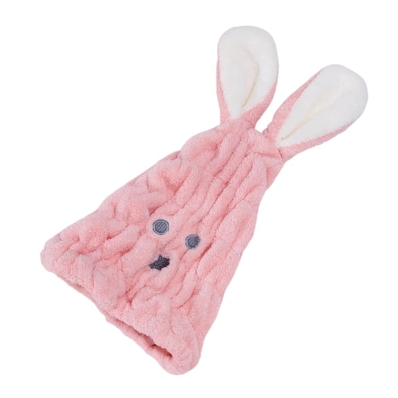 Microfiber Hair Towel Wrap,Rabbit Dry Hair Cap Suck Water, Absorbent Quick Hair Drying Towel, Lightweight Bouncy Hat Headscarf for Wet Hair