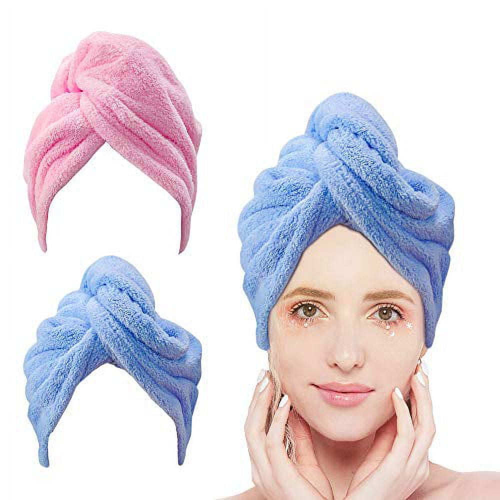 Microfiber Hair Towel for Curly Hair Turbans for Wet Hair Drying Towels Fast Dry Hair Towel Wrap