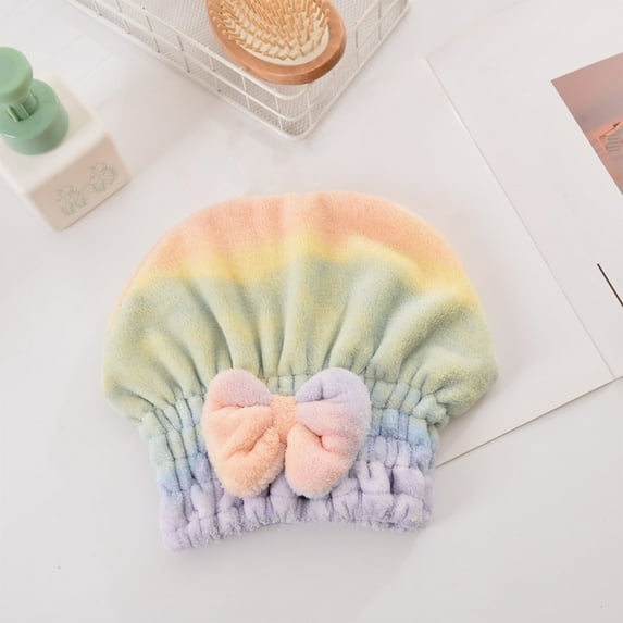 Microfiber Hair Wrap, Microfiber Hair Towel Wrap, Hair Drying Cap, Hair Plopping Cap Towel, Curly Hair Drying Towel Wrap for Women, 1 Pcs, 9.84x7.87"