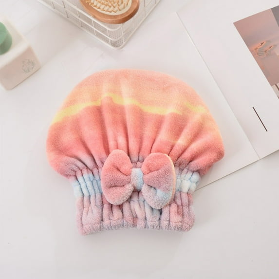 Microfiber Hair Wrap, Microfiber Hair Towel Wrap, Hair Drying Cap, Hair Plopping Cap Towel, Curly Hair Drying Towel Wrap for Women, 1 Pcs, 9.84x7.87"