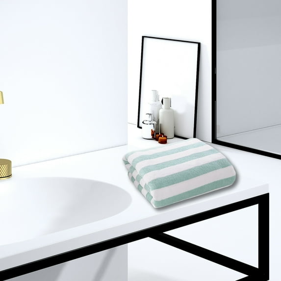 Microfiber Hand Towel Highly Absorbent for Bathroom under $5! Ke1Clo Hotel Velvet Drying Towel 29x13 Inch, Green