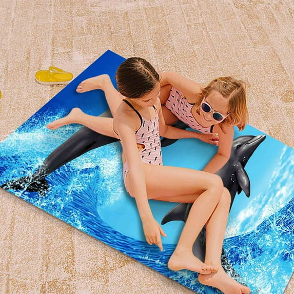 Microfiber Hawaii Beach Towels Adults Oversized,Beach Towels On ,Extra Large Beach Towels Adult,Quick-Drying Absorbent Lightweight Towels for Swimming Pool,Camping,Sand Free Bath Towels