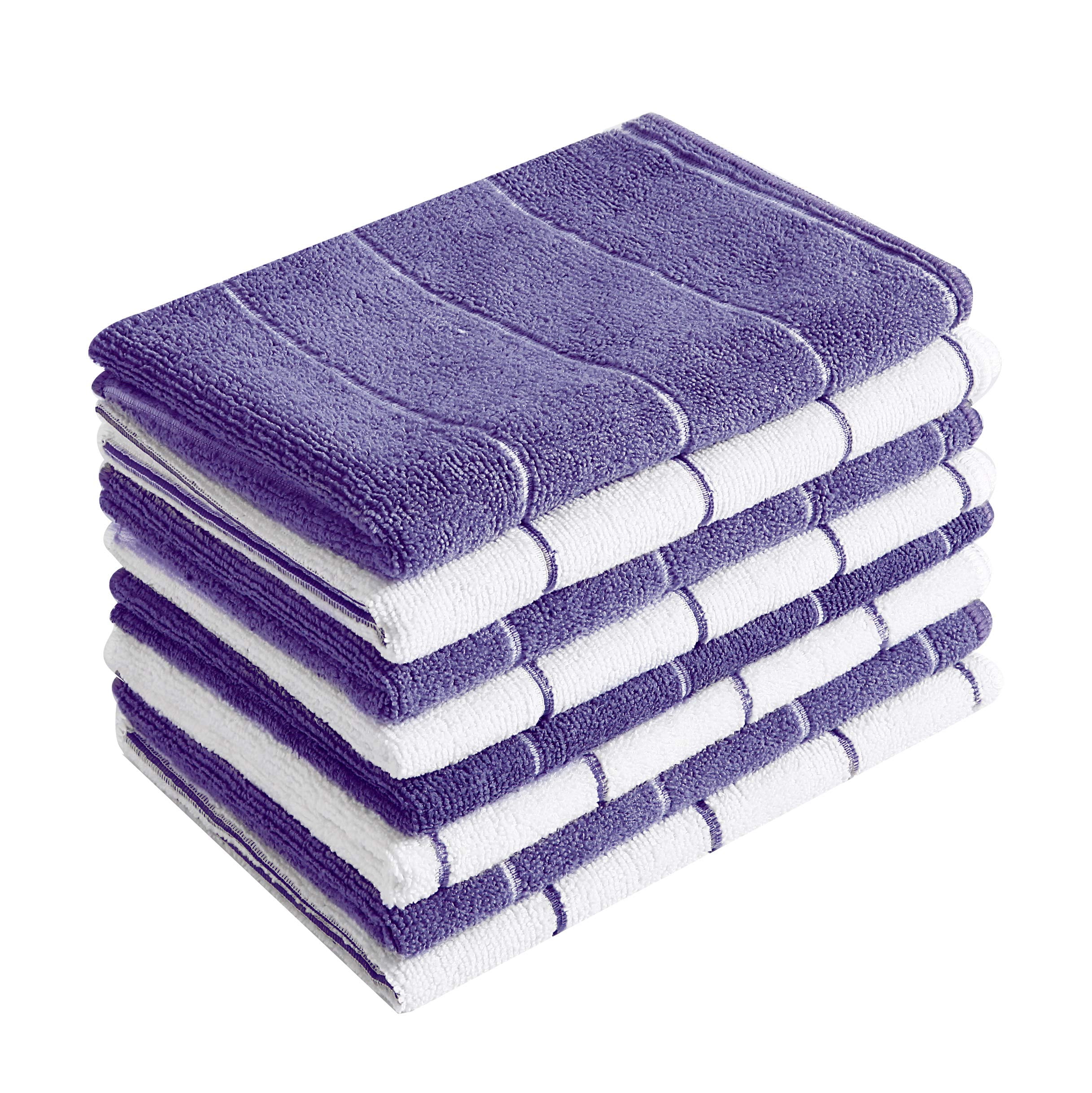 Purple kitchen towels walmart sale