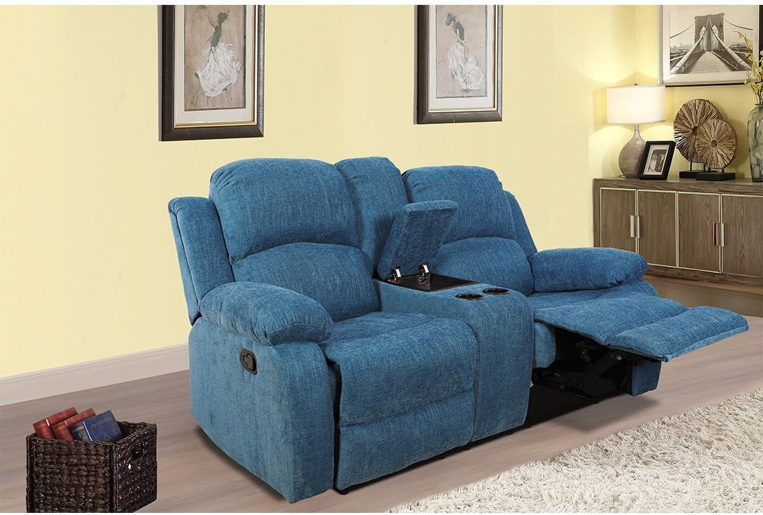 Microfiber Living Room Furniture Set Reclining Sofa Set Loveseat