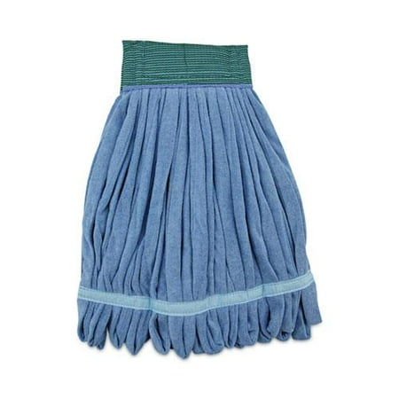 Boardwalk BWKMWTMB Microfiber Looped-End Wet Mop Head - Medium, Blue