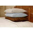 thumbnail image 1 of Microfiber Luxury Coral Fleece Bed Sheet Set 4 pieces (Full, Brown), 1 of 3