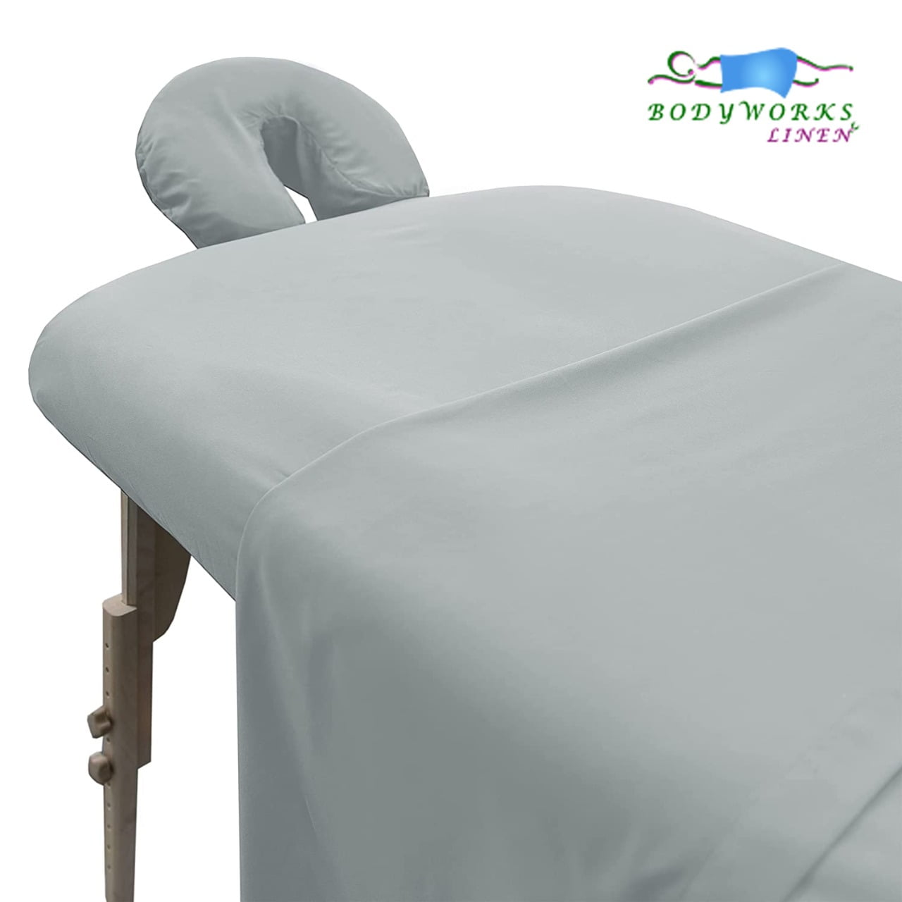 Microfiber Massage Table Sheet 3 Pieces Set Flat Fitted Facial Bed