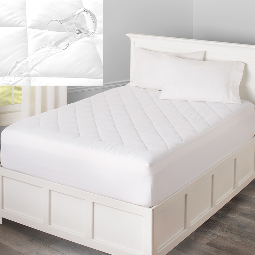 Microfiber Mattress Pad Comfortable Quilted Mattress Protector Full