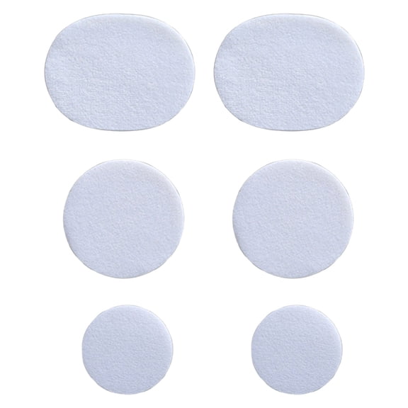 Microfiber Mesh Shoe Repair Sticker,Self-adhesive Shoe Hole Repair Sticker,Round Shoe Heel Repair Patch,for Athletes,Runners,Sneaker,Anti-Abrasive,Waterproof,Breathable,Quick Repair(White)