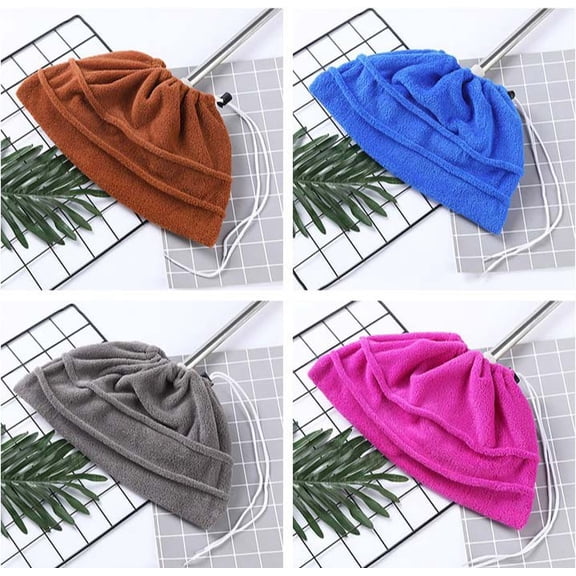 Microfiber Mop Cover Replacement for Brooms – Thick, Super Absorbent, Soft Fleece Floor Cleaning Cloth for Dust, Dirt, Pet Hair – Fits Most Mop Heads, Random Color