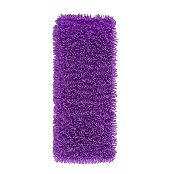 Microfiber Mop Pads, 5.9x15.8 Inch Replacement Refills, Washable Sweeping Cloths, Wet Dry Dual Use Mop Cloth, Reusable Pad for Hardwood Floor and Surface Cleaning Work,Purple