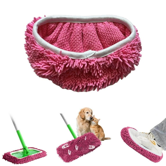 Microfiber Mop Pads Reusable Washable Wet and Dry Sweeping Cloths Refills for Hardwood Floors Tile Laminate Surface Cleaning Compatible with Most Mop Heads