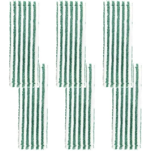 Microfiber Mop Replacement Pads Compatible with Libman Wet and Dry Mop, 6 Pack