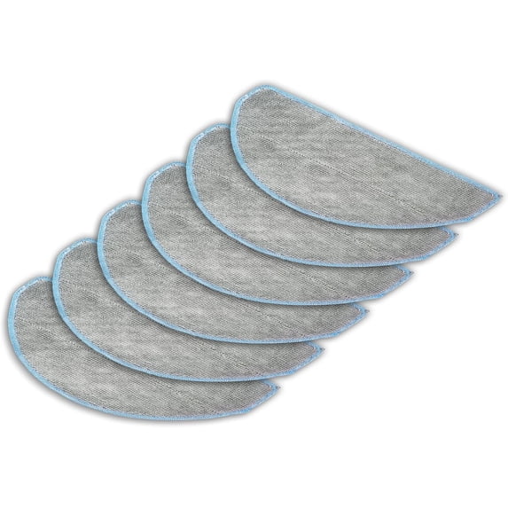 Microfiber Mopping Pads Compatible with iRobot Roomba 104, 105 Combo, Y0140, Y0110, Q0110, Q0120, Q0520, Washable, 6 Pack