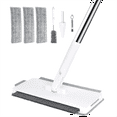 Microfiber Mops for Floor Cleaning with Reusable Chenille Pads, Dust