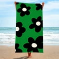 thumbnail image 1 of Microfiber Oversized Lightweight Beach Towel for Adults Women Men, Reversible Extra Large Thin Quick Dry Sand Free Pool Towels for Travel Sport Swimming Camping Picnic Yoga Gym, 1 of 3