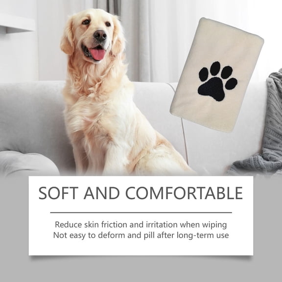 Microfiber Pet Drying Towel for Cats and Dogs - Absorbent Bath Mat Grooming Washcloth for Indoor Outdoor Use Lightweight