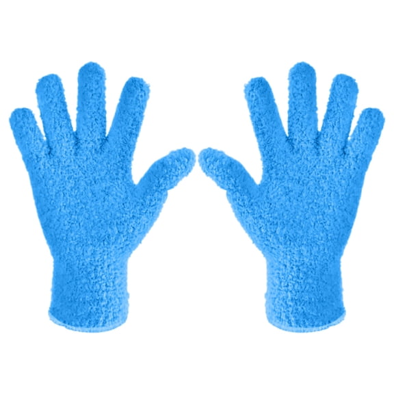 Microfiber Plant Dusting Gloves Cleaning Gloves for indoor Plants Blinds Furniture House Medium Dark Blue Beige Khaki