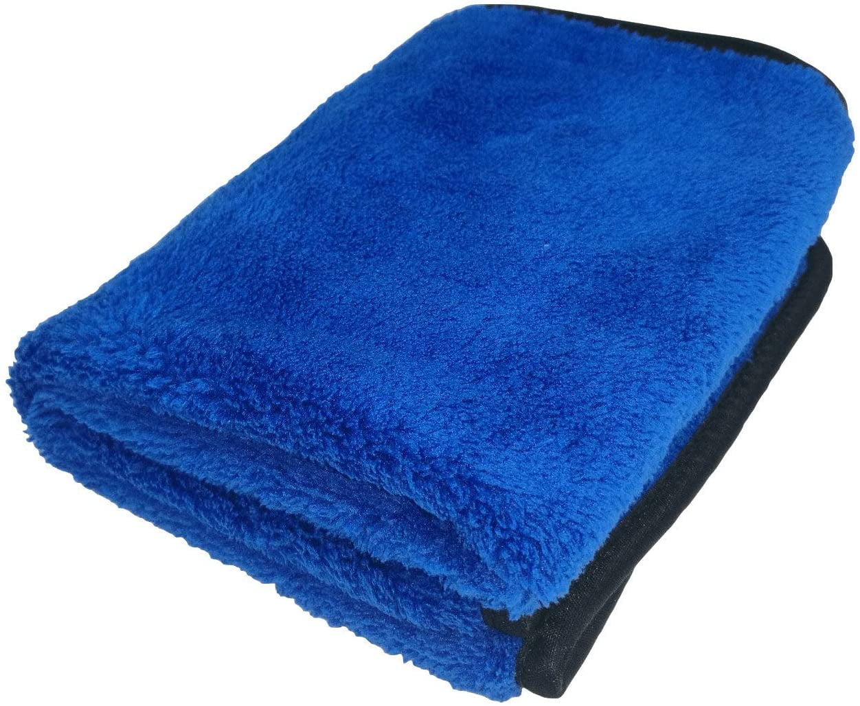 CARCAREZ Premium Microfiber Detailing Towels, 340 GSM Lint Free Car Buffing  Waxing Polishing Drying Towel, Pack of 6 (Blue)