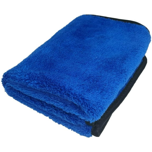 Microfiber Plush Car Drying Towel Cleaning Towels Super Absorbent Auto Detailing Towel 40x100cm Blue