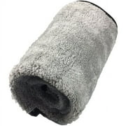 Microfiber Plush Car Drying Towel Cleaning Towels Super Absorbent Auto Detailing Towel 40x60cm Grey
