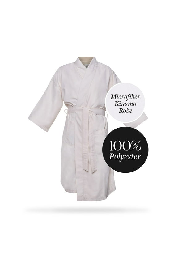 Microfiber Plush Kimono Robe with Minx Lining | Style: MPK3000