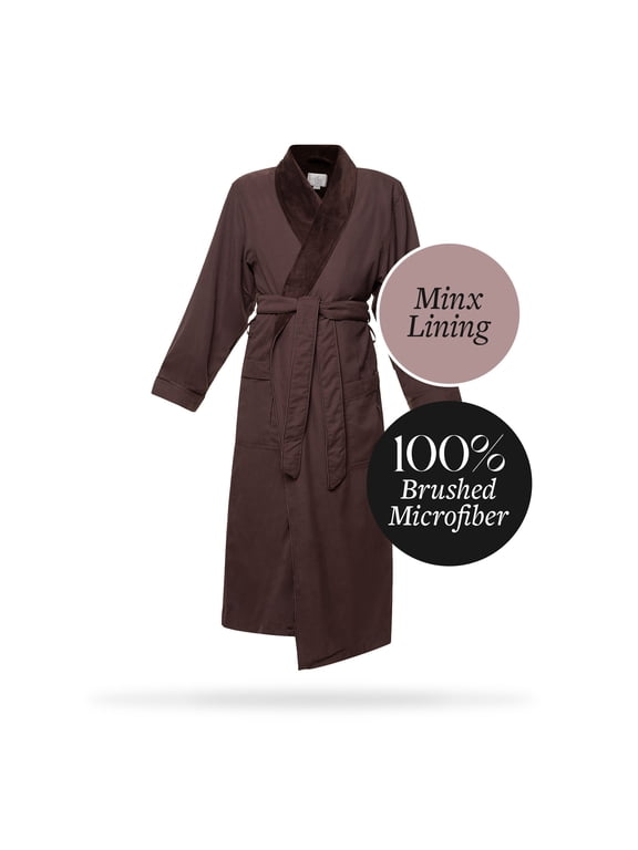 Microfiber Plush Robe with Minx Lining | Style: MPR3000