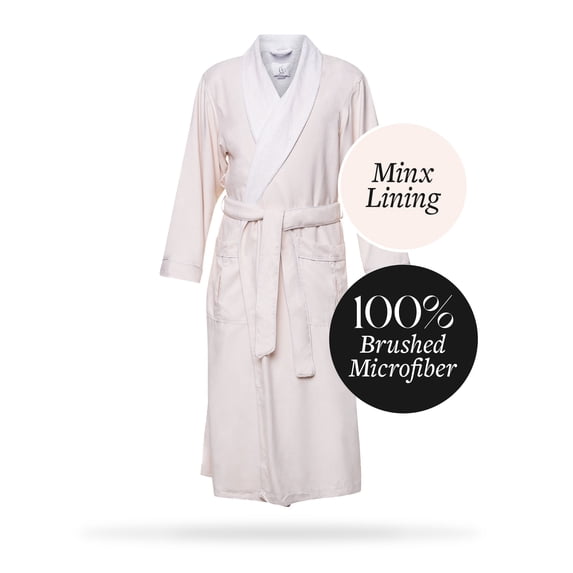 Microfiber Plush Robe with Minx Lining | Style: MPR3000